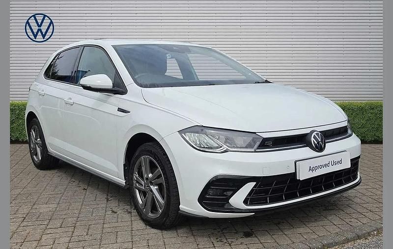 Used VW Polo R-line 95 HP (69 kW) 2022 White Hatchback