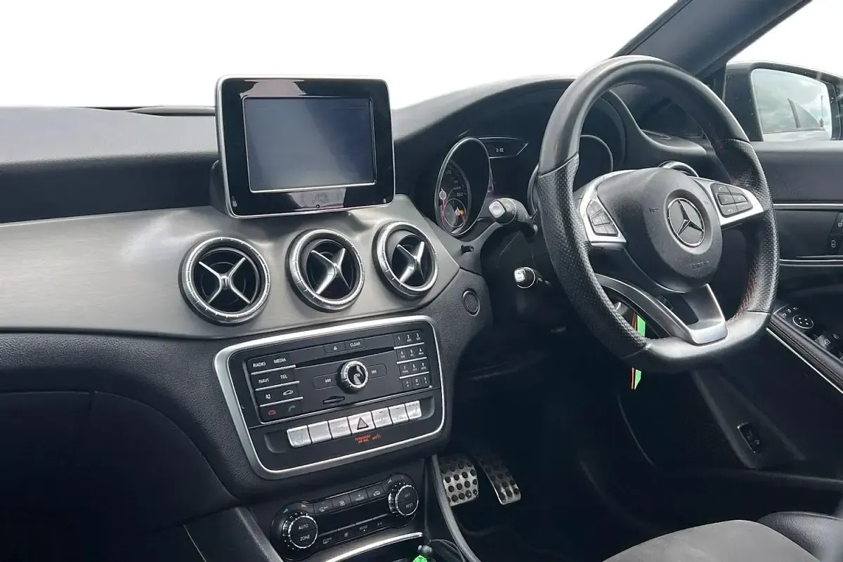 Used Mercedes CLA180 AMG line 122 HP (89 kW) 2017 Grey Coupe