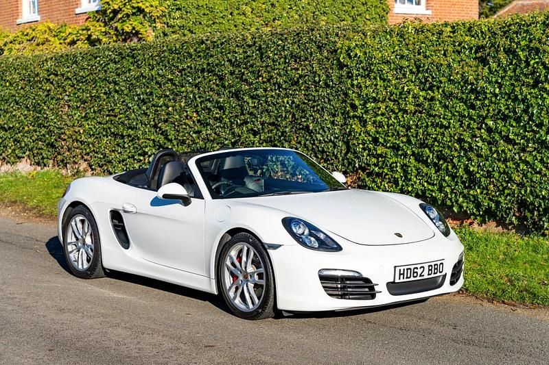 Used Porsche Boxster 2012 White Cabriolet