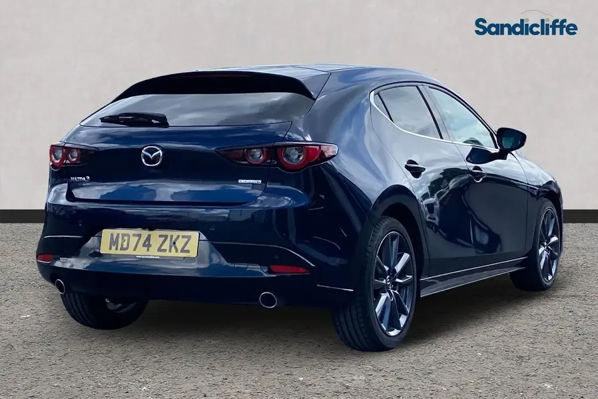 Used Mazda 3 Exclusive-Line 140 HP (102 kW) 2025 Blue Hatchback