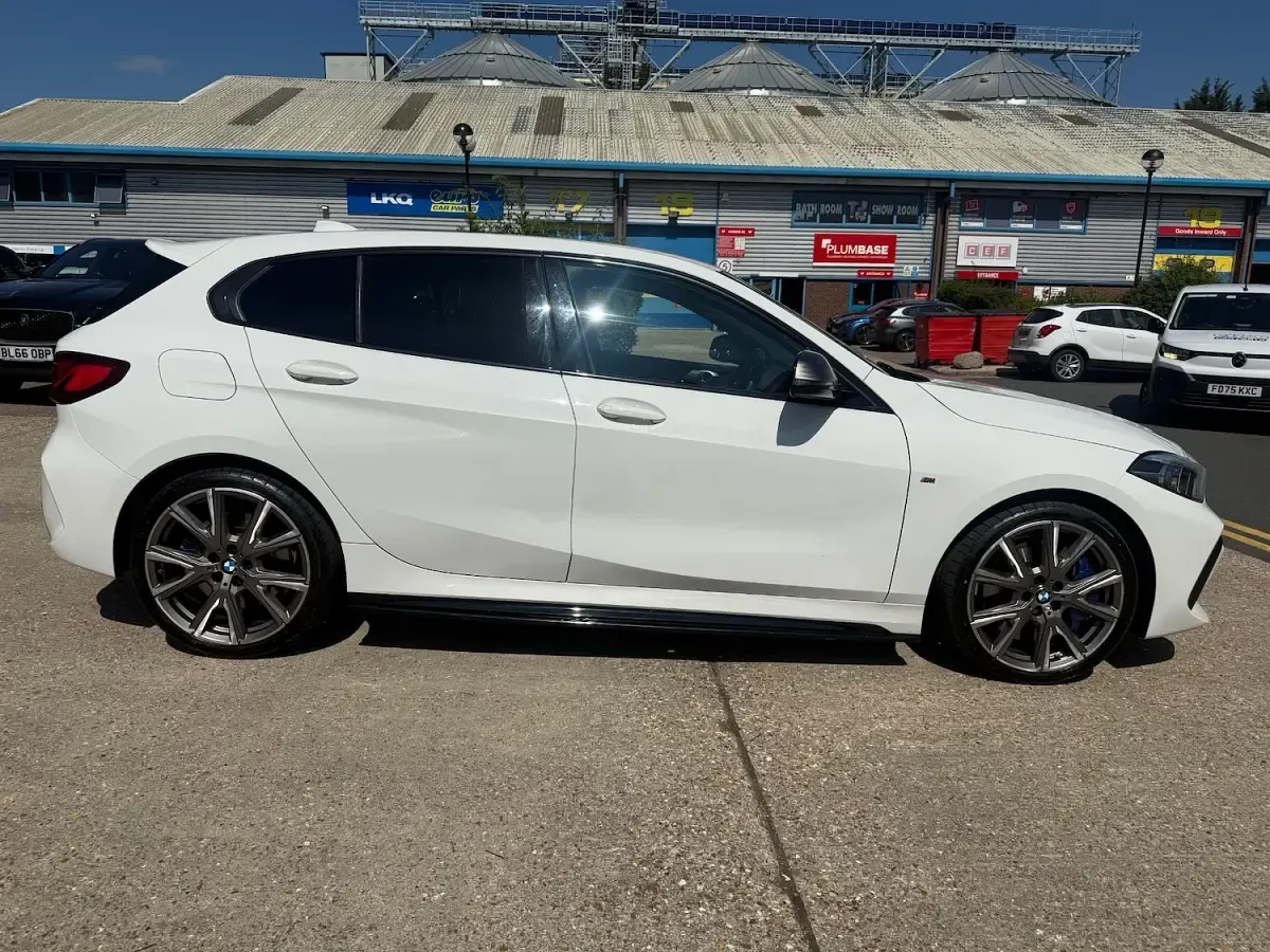 Used BMW M135 Sport Line 302 HP (222 kW) 2020 White Hatchback