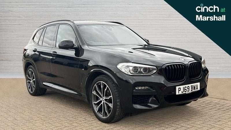 Black Used 2019 BMW X3 M Sport SUV | £20,971 (Fair price) - Image 1/4