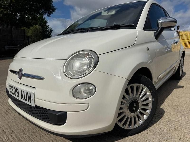 White Used 2009 Fiat 500 Pop Hatchback | £1,495 (Fair price) - Image 1/4