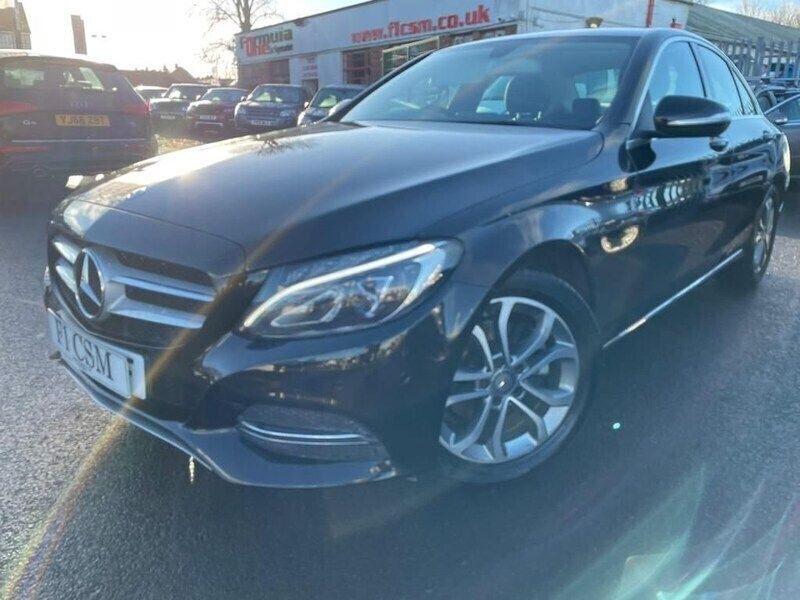 Black Used 2014 Mercedes C220 Sport Sedan | £9,990 (Expensive) - Image 1/4