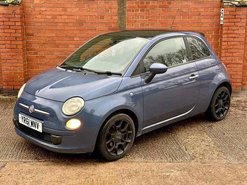 Blue Used 2011 Fiat 500 S Hatchback | £2,695 (Good price) - Image 1/4