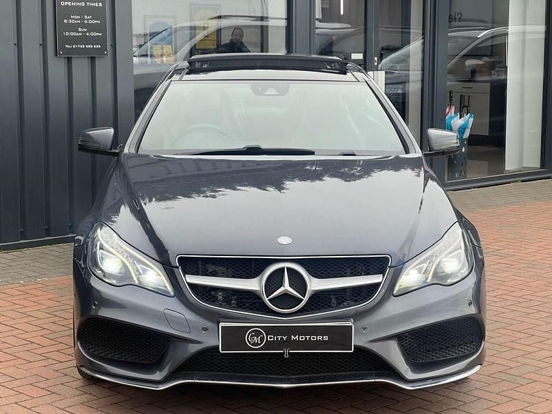 Used Mercedes E220 AMG line 2015 Grey Coupe