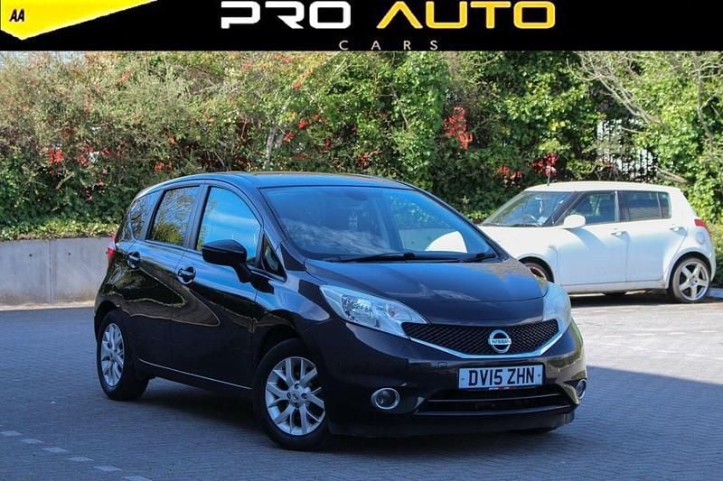 Used Nissan Note Acenta Premium 90 HP (66 kW) 2015 Black Hatchback