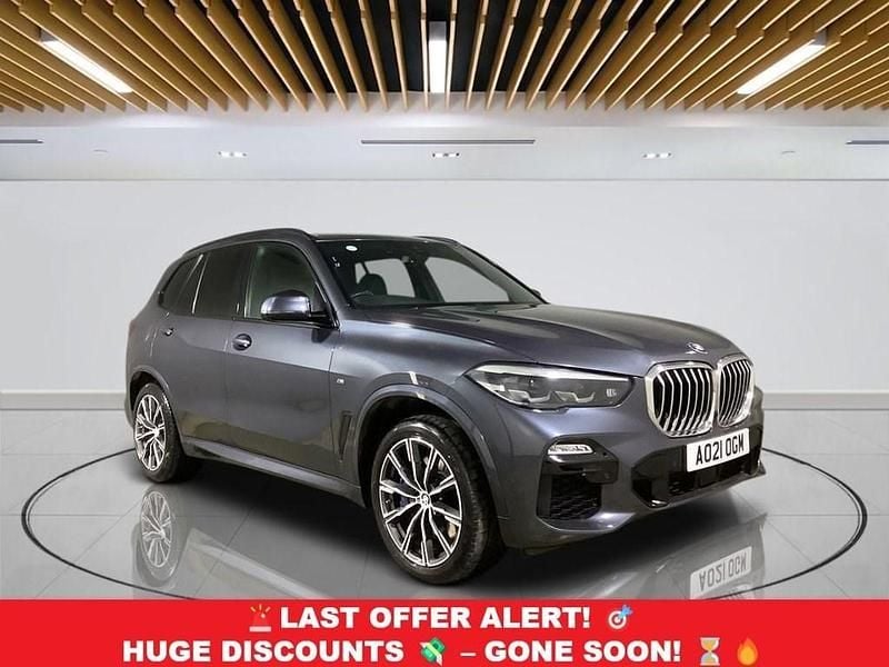 Grey Used 2021 BMW X5 M Sport SUV | £31,249 (Good price) - Image 1/4