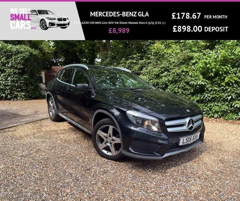 Black Used 2015 Mercedes GLA200 AMG line SUV | £8,989 (Fair price) - Image 1/3