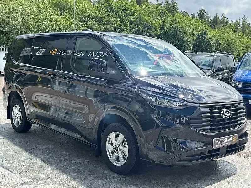 New Ford Transit Custom Limited 136 HP (100 kW) 2026 Agate black (metallic colour) Van