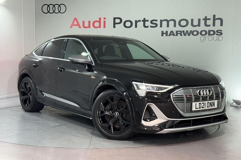 Black Used 2021 Audi e-tron Black Edition SUV | £35,790 (Super price) - Image 1/4
