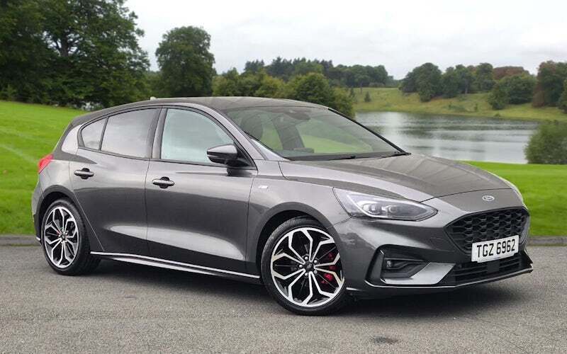 Grey Used 2021 Ford Focus ST-Line X Hatchback | £14,995 (Fair price) - Image 1/4
