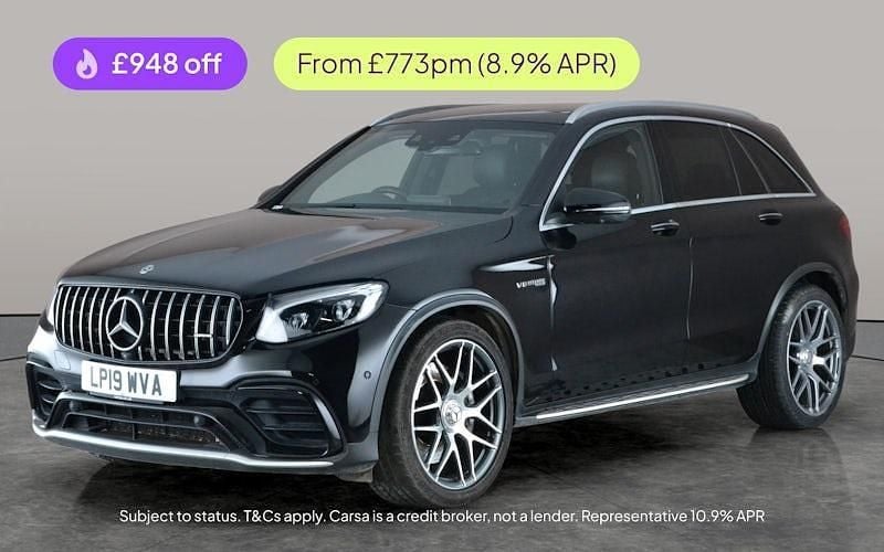 Black Used 2019 Mercedes GLC63 AMG Premium Estate | £35,961 (Fair price) - Image 1/3