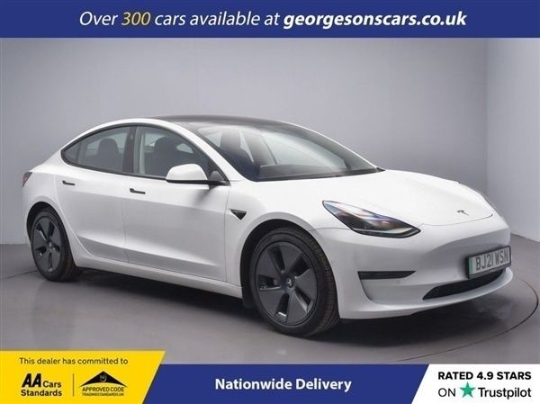 White Used 2021 Tesla Model 3 Long Range AWD Sedan | £20,340 (Expensive) - Image 1/1