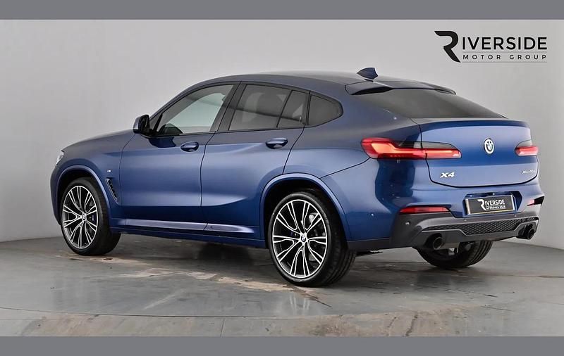 Used BMW X4 M Sport 190 HP (139 kW) 2019 Tanzanite blue SUV