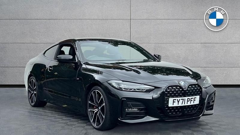 Black Used 2021 BMW 420 M Sport Coupe | £28,892 (Expensive) - Image 1/3