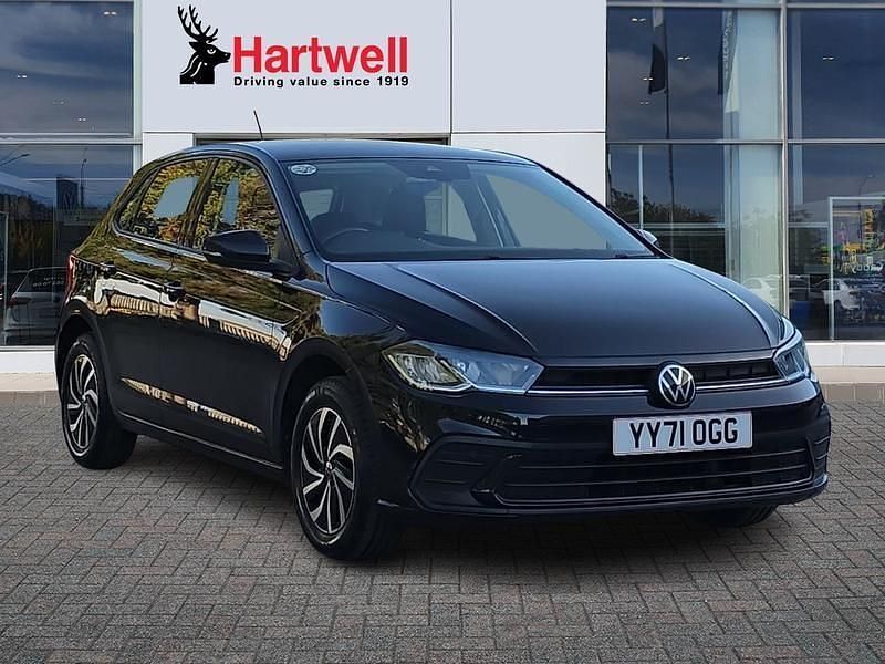 Black Used 2021 VW Polo Life Hatchback | £13,495 (Fair price) - Image 1/3