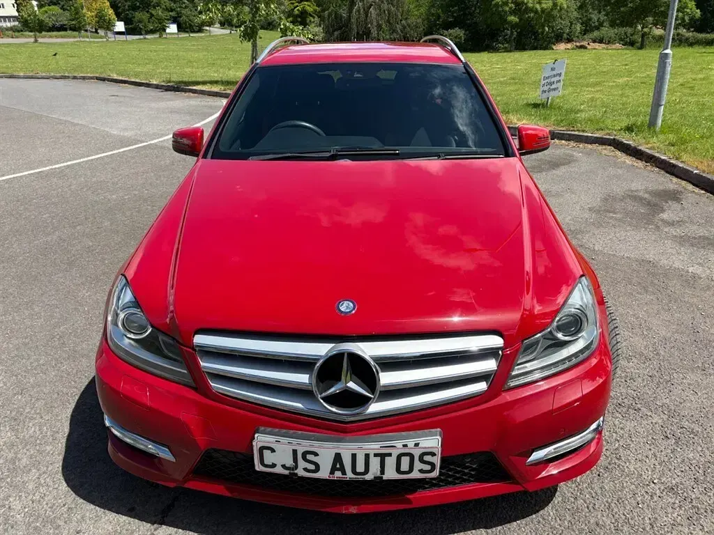Used Mercedes C220 AMG 2013 Red Estate