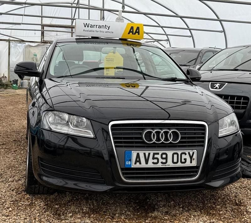 Black Used 2009 Audi A3 Hatchback | £2,099 (Fair price) - Image 1/4