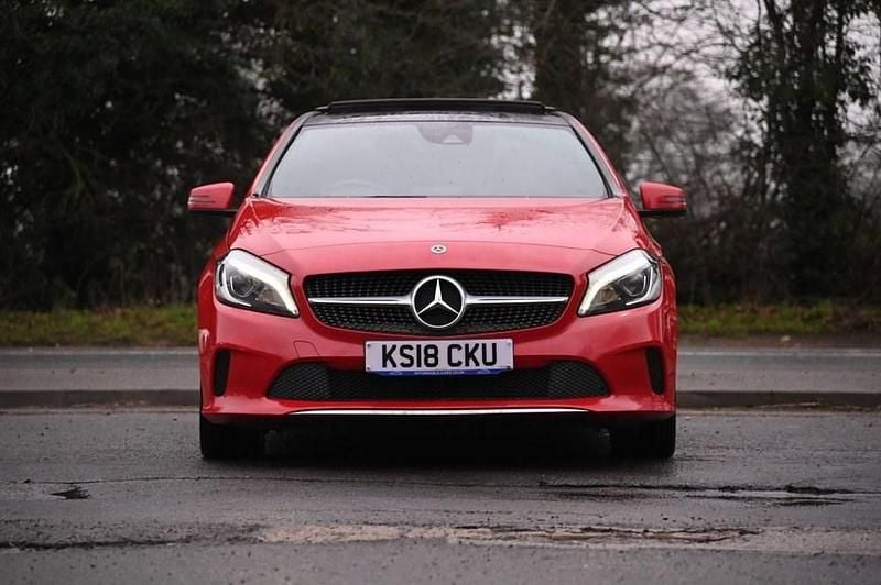 Used Mercedes A200 Sport Edition 136 HP (100 kW) 2018 Red Hatchback