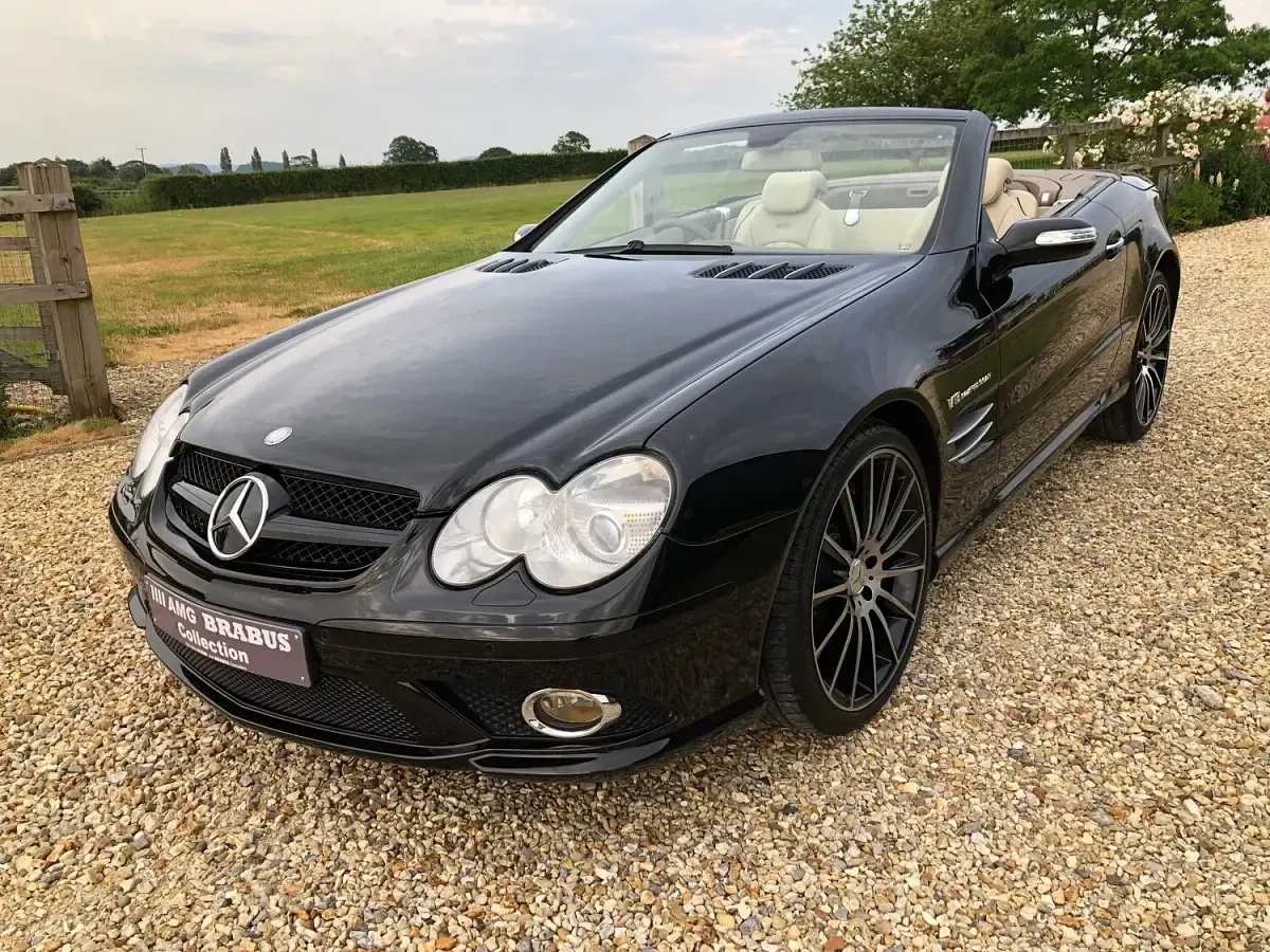 Used Mercedes SL55 AMG AMG 2007 Black Cabriolet