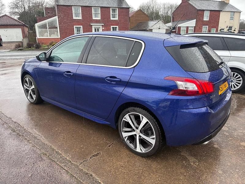 Used Peugeot 308 GT-line 2017 Blue Hatchback