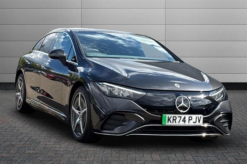 Graphite grey Used 2024 Mercedes EQE300 AMG Line Premium Sedan | £43,990 (Fair price) - Image 1/4