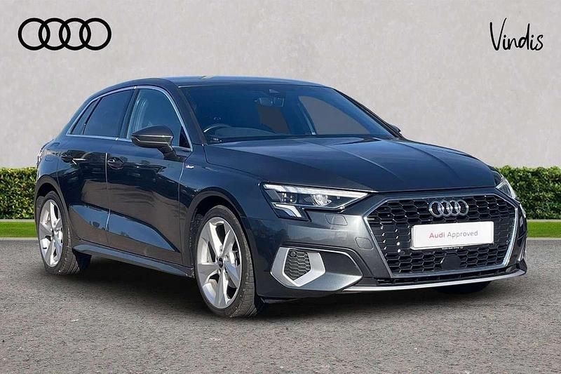 Grey Used 2023 Audi A3 S-Line Hatchback | £25,434 (Fair price) - Image 1/4