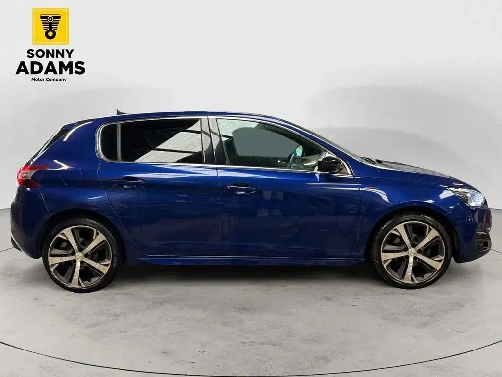 Used Peugeot 308 GT-line 120 HP (88 kW) 2016 Blue Hatchback