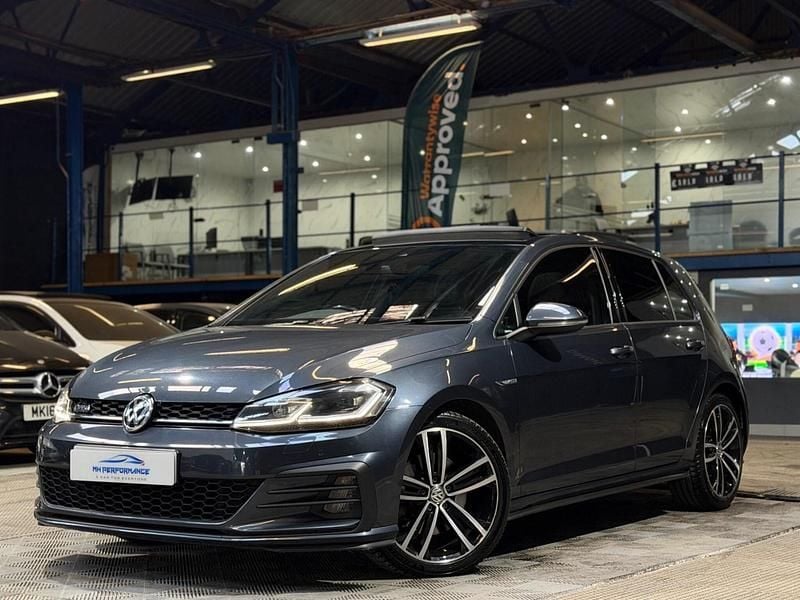 Used VW Golf VII GTD 184 HP (135 kW) 2019 Blue Hatchback