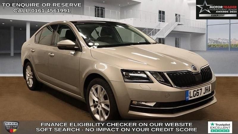 Beige Used 2017 Skoda Octavia SE L Hatchback | £9,670 (Fair price) - Image 1/4