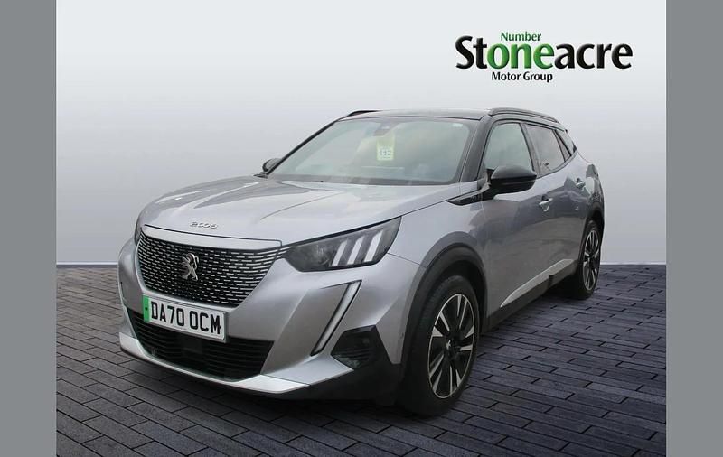 Used Peugeot e-2008 GT-line 100 kW (136 HP) 2020 Grey SUV