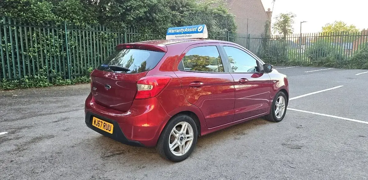 Used Ford Ka Plus Zetec 2017 Red Hatchback