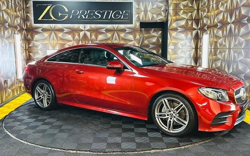 Red Used 2019 Mercedes E220 AMG line Coupe | £22,395 (Fair price) - Image 1/3