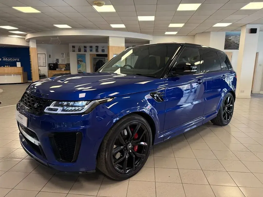 Used Land Rover Range Rover Sport SVR 575 HP (422 kW) 2020 Blue SUV