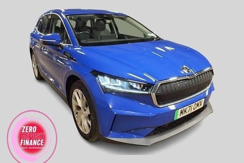 Used Skoda Enyaq iV ecoSuite 131 kW (179 HP) 2021 Blue SUV