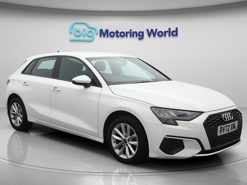 White Used 2022 Audi A3 Sportback Hatchback | £16,700 (Good price) - Image 1/4