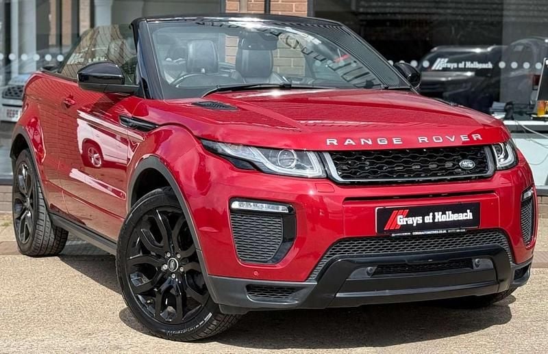 Used Land Rover Range Rover evoque HSE Dynamic 2018 Red Cabriolet