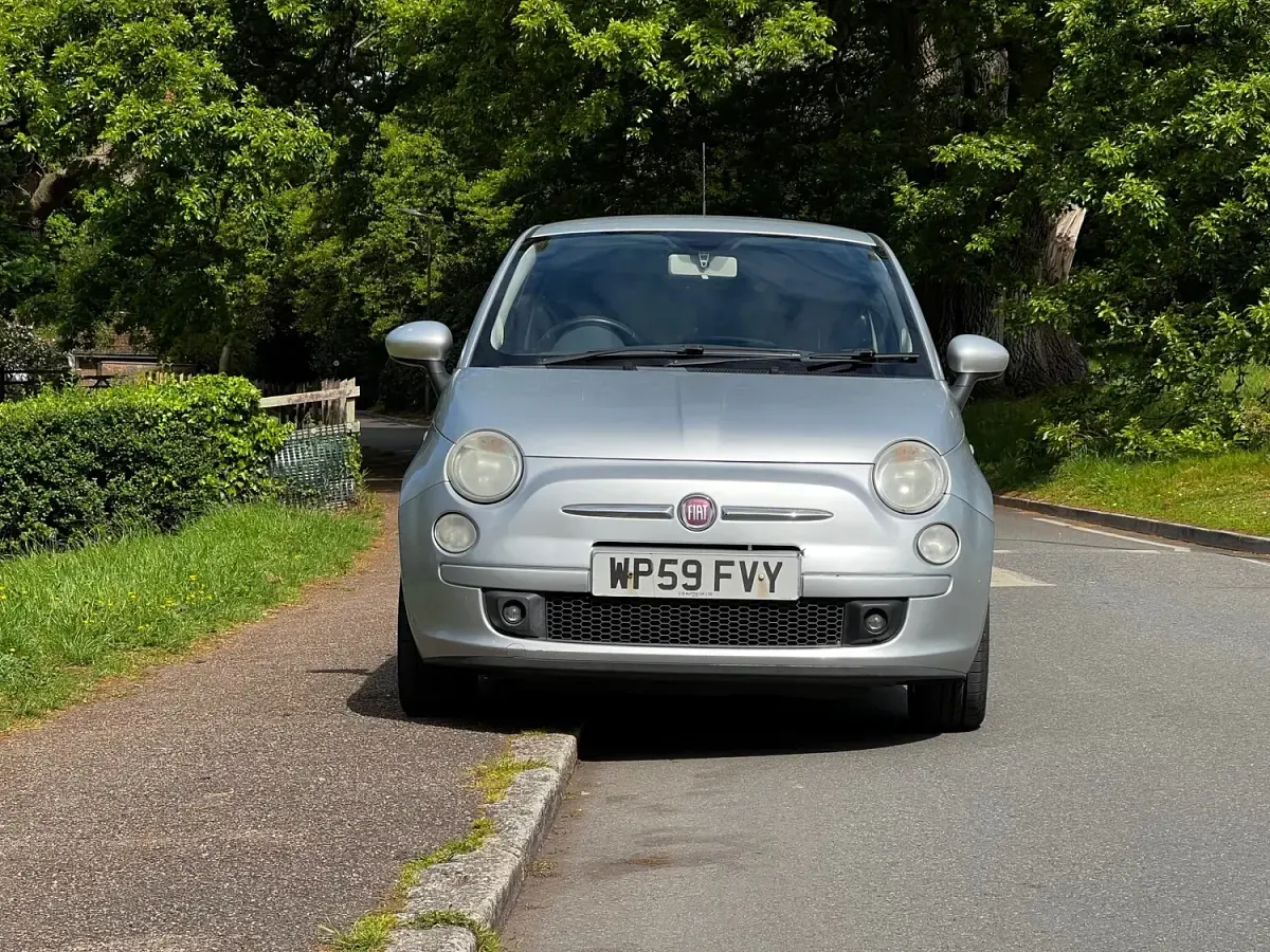 Used Fiat 500 Sport 75 HP (55 kW) 2009 Silver Cabriolet