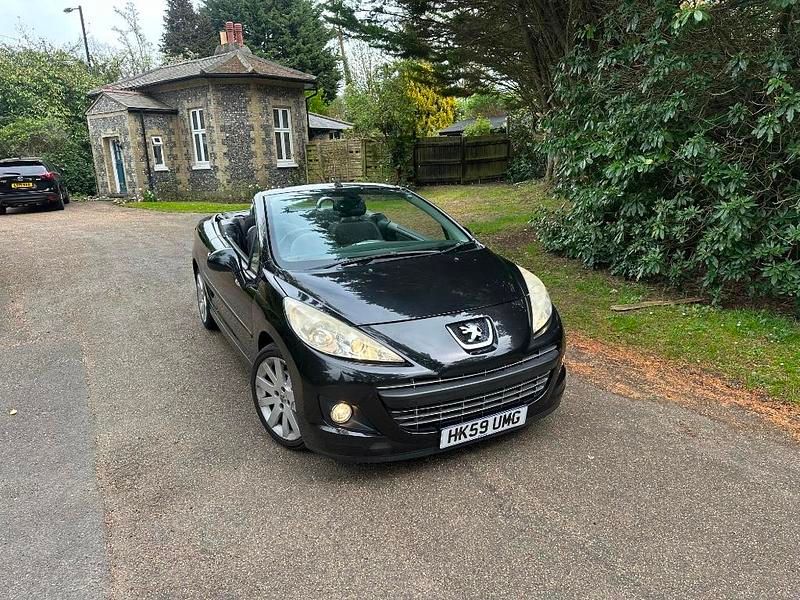 Used Peugeot 207 CC GT 2010 Black Cabriolet