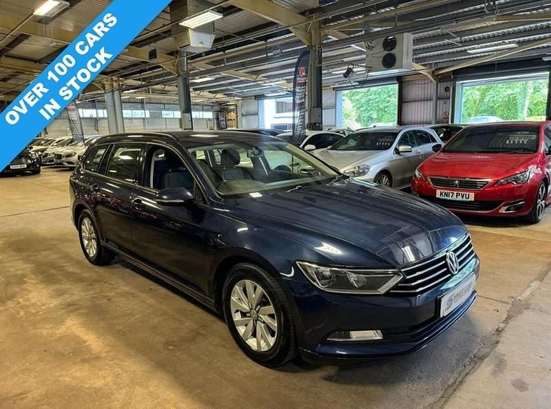 Blue Used 2015 VW Passat S Estate | £7,690 (Good price) - Image 1/4