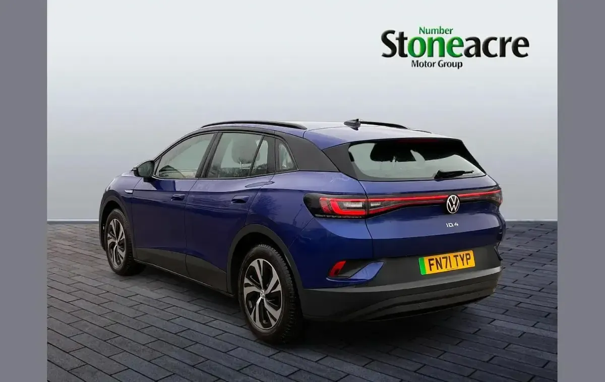 Usado VW ID.4 Pure 108 kW (148 HP) 2021 Azul SUV