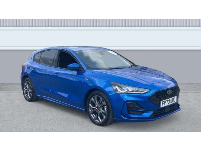 Blue Used 2023 Ford Focus ST-Line Hatchback | £17,997 (Good price) - Image 1/4