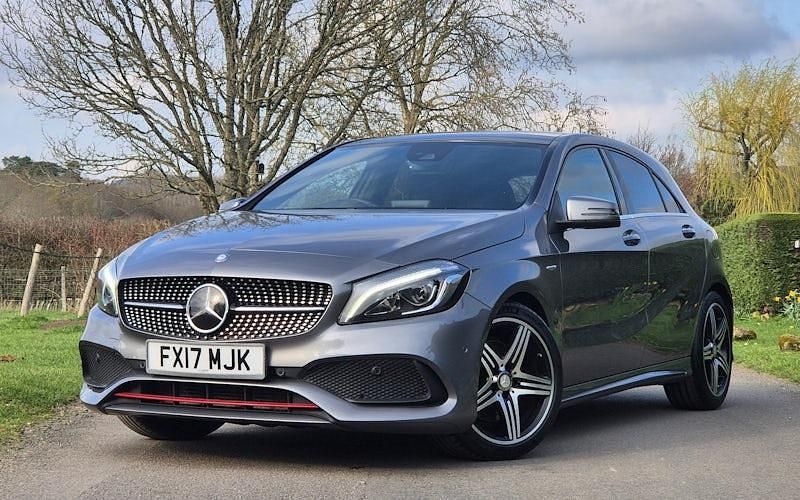 Used Mercedes A250 Premium 218 HP (160 kW) 2017 Grey Hatchback