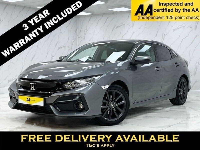 Grey Used 2020 Honda Civic SR Hatchback | £15,045 (Fair price) - Image 1/2