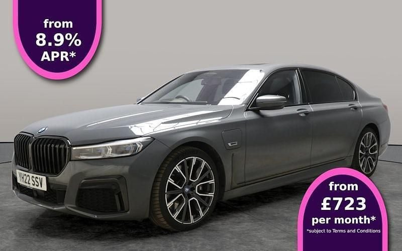 Grey Used 2022 BMW 745e M Sport Sedan | £40,340 - Image 1/3