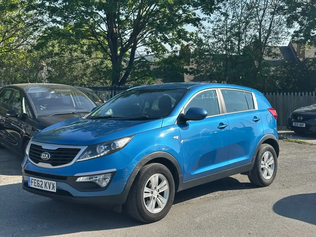 Usado Kia Sportage 115 HP (84 kW) 2012 Azul SUV