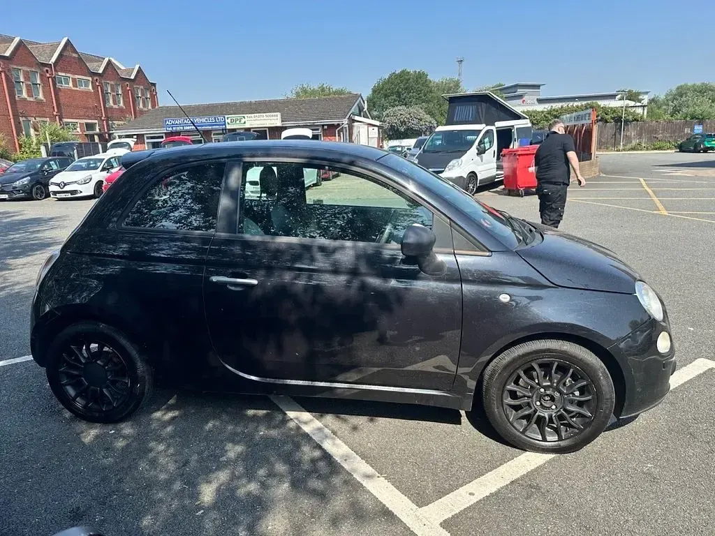 Used Fiat 500 S 85 HP (62 kW) 2011 Black Hatchback