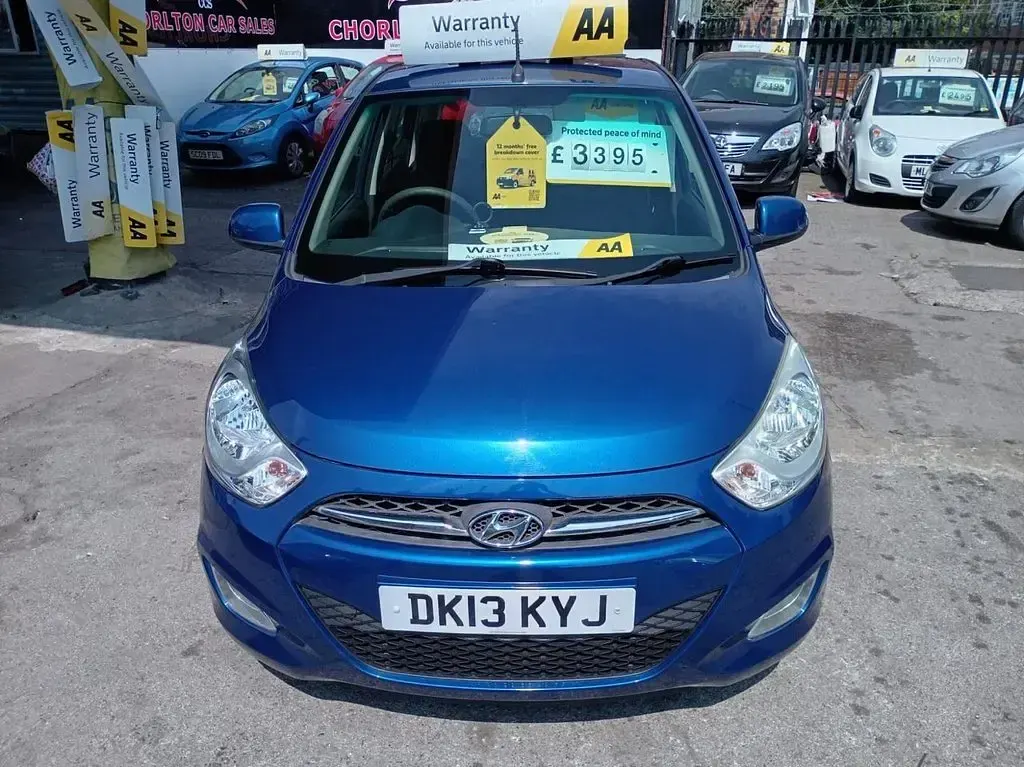 Used Hyundai i10 Active 85 HP (62 kW) 2013 Blue Hatchback