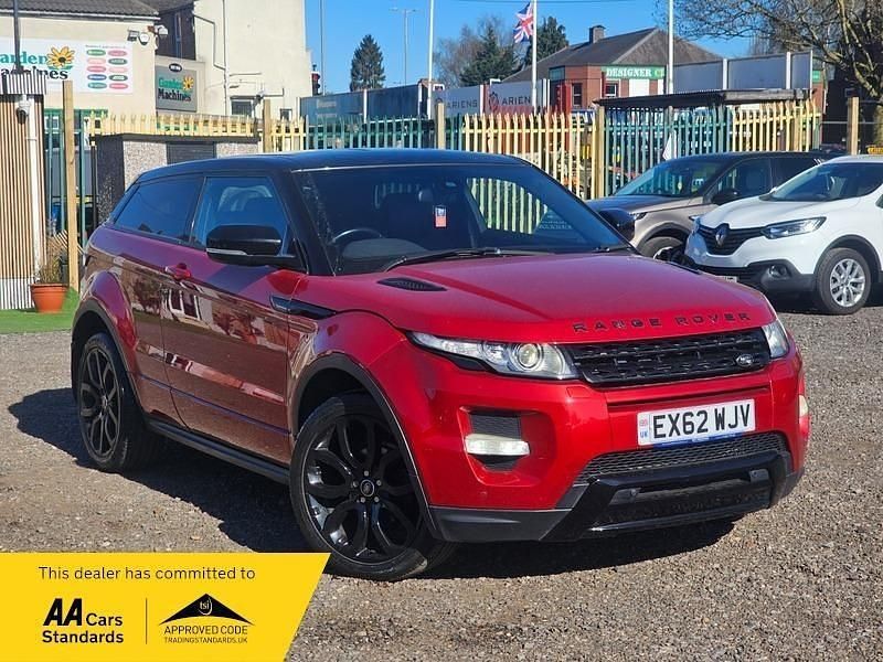 Red Used 2012 Land Rover Range Rover evoque Dynamic Coupe | £7,990 (Fair price) - Image 1/4